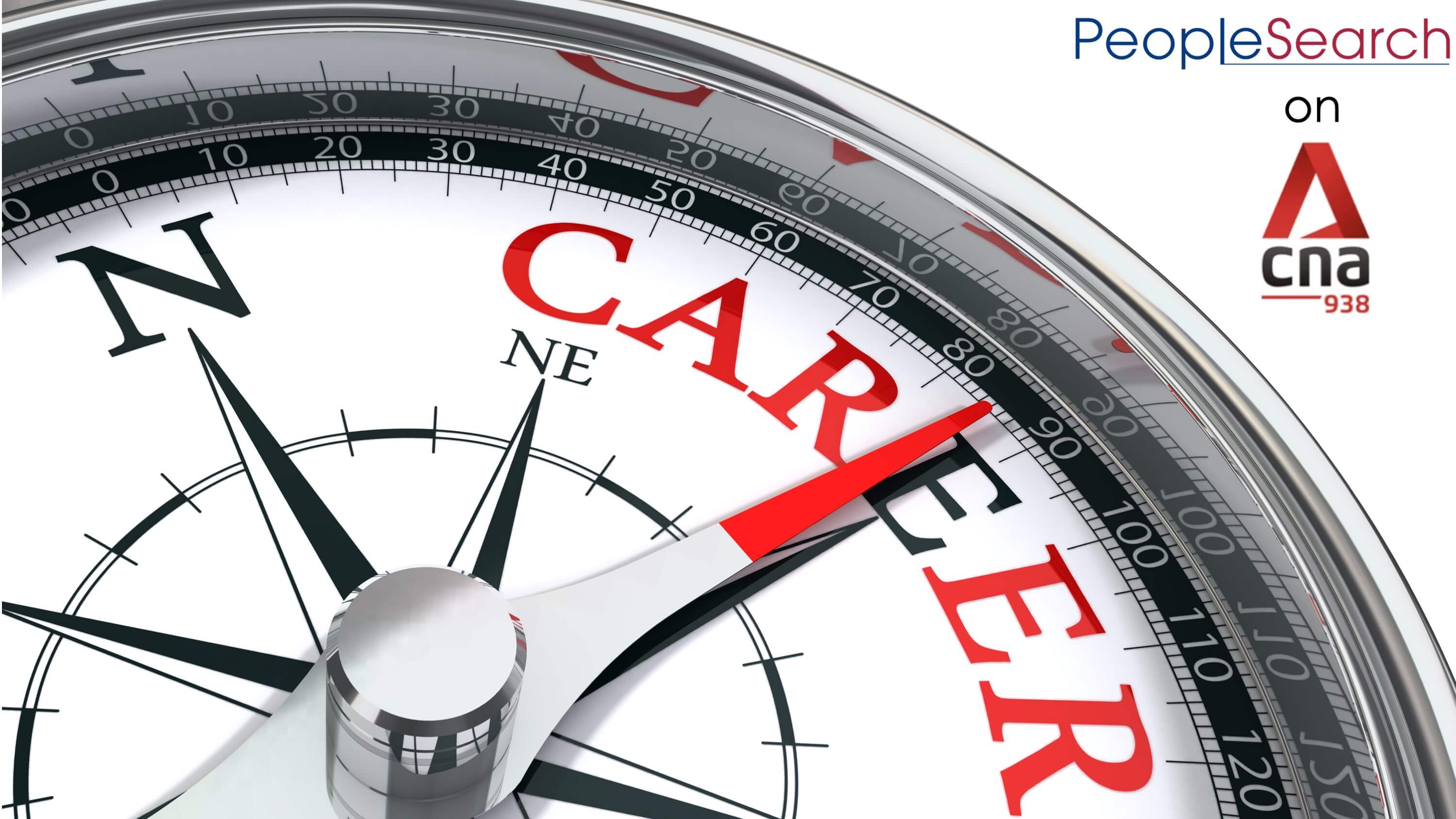 Graphic of career compass with CNA 938 and PeopleSearch logo